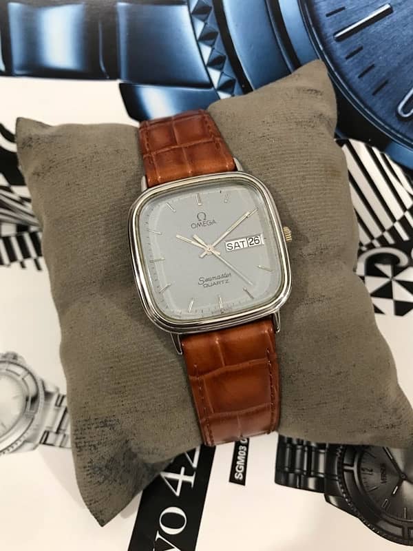 OMEGA SeaMaster (QUARTZ), 100% ORIGINAL AUTHENTIC WATCH-RADO-ROLEX-TAG 4