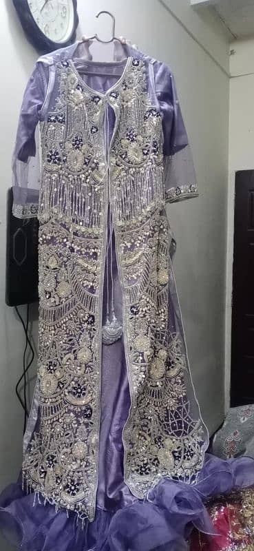 bridal wedding dress for engagement or walima 2