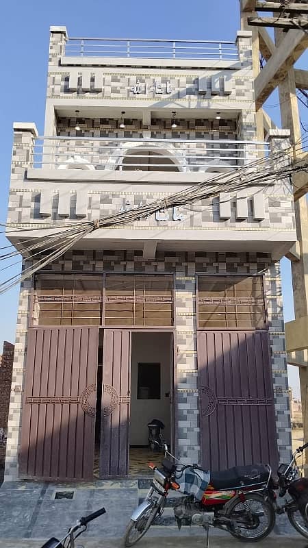 Double Storey 3 Marla House For sale In Khalid Park Lahore 0