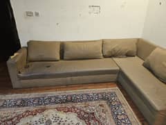 2 L shape sofa urgent sale 35000