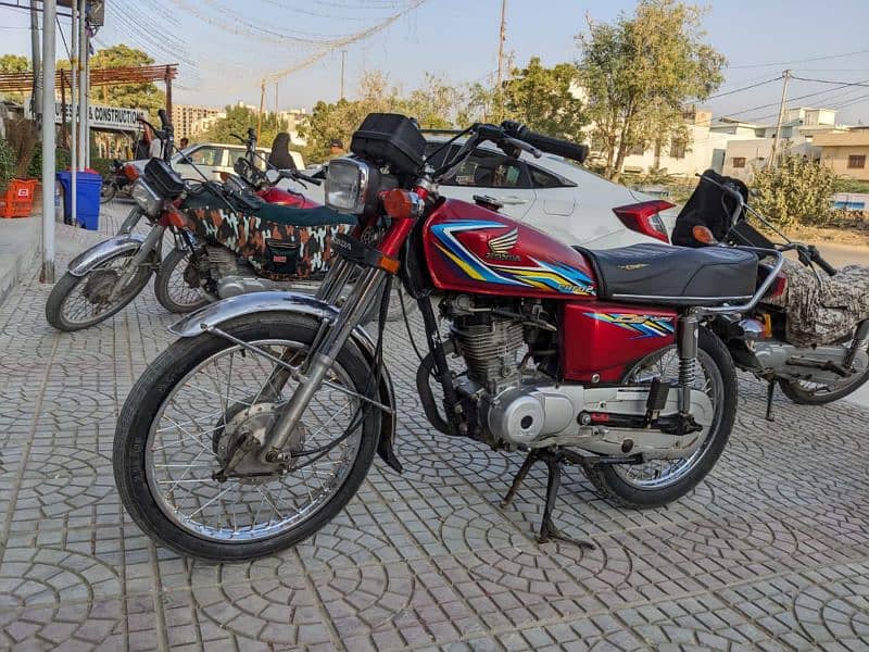 HONDA CG 125 2017 MODEL HYDERABAD NUMBER 6