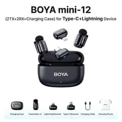 Boya Mini Wireless Dual mic 3 years Warranty 100% Original outdoor mic