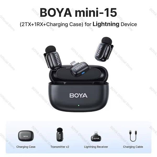 Boya Mini Wireless Dual mic 3 years Warranty 100% Original outdoor mic 5