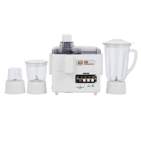 Geepas 650W 4-in-1 Food Processor- GSB6147 2