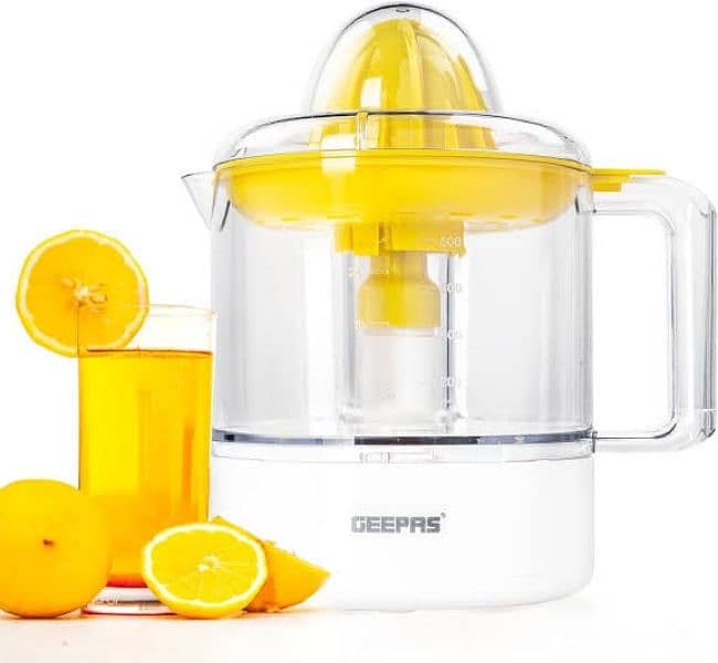 GEEPAS Citrus Juicer GCJ9900N, With 1 L Jug Capacity 25W 1