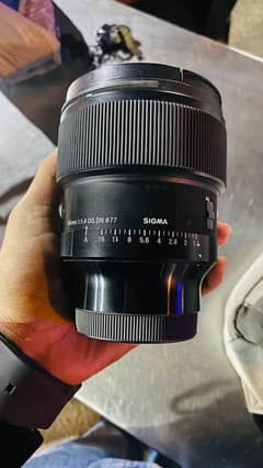 sigma art 85mm 1.4 dg dn E mount lens