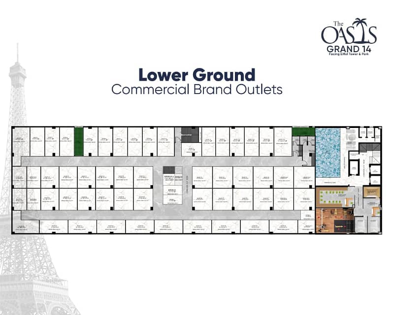 Brand Outlet For Sale On Easy Installment Plan Facing Park, Fountains &Amp; Eiffel Tower Bahria Town Lahore 5