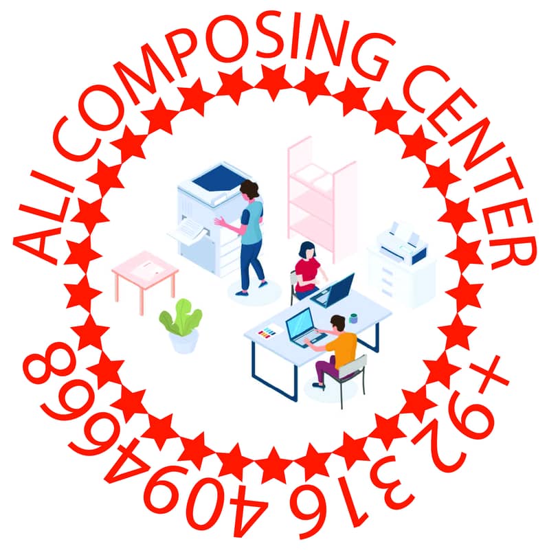 ALI COMPOSING CENTER, TYPING, COMPOSING,URDU COMPOSING 0