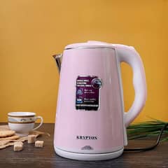 krypton Double Layer Stainless steel Kettle 1.8 Ltr knk6062, pink