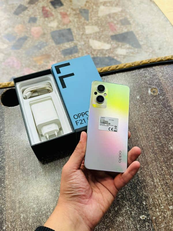 Oppo F21 Pro 5G Complete Box Sheesha Condition 0