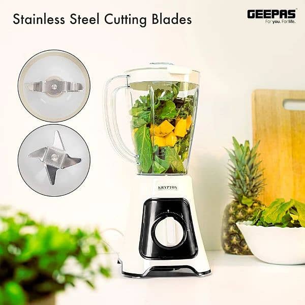 Krypton 2-in-1 Blender- KNB6125| 400W Powerful Copper Motor 5