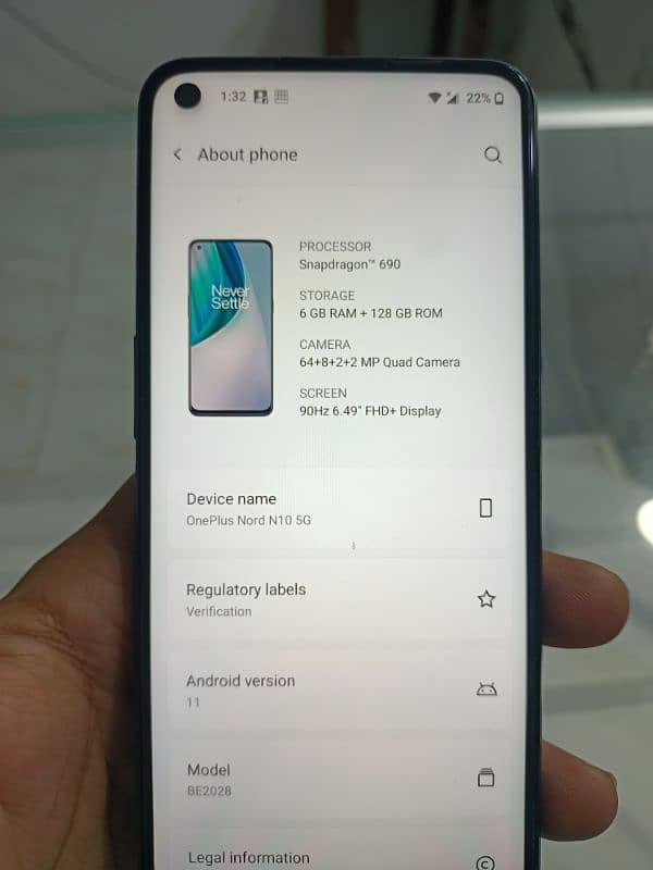 OnePlus Nord N10 6+128 1