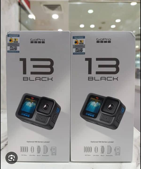 GOPRO HERO 13 + 64GB CARD ( SEALD PACK ONE YEAR OFFICIAL WARRANTY ) 0