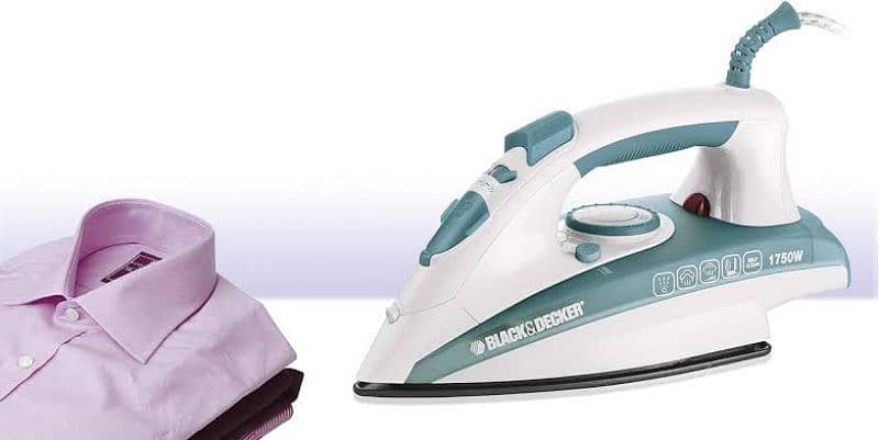 BLACK DECKER STEAM IRON 1750W 2