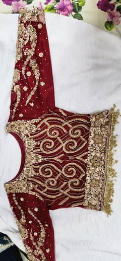 bridal lehnga red color