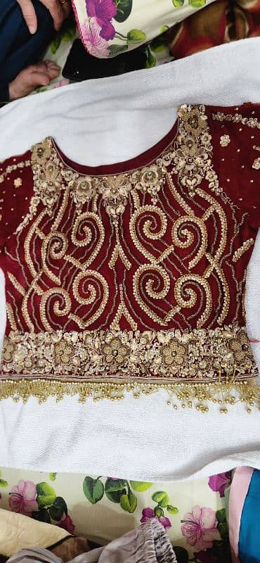 bridal lehnga red color 1