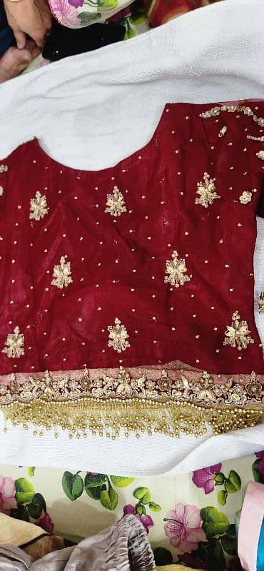 bridal lehnga red color 2