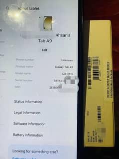 GALAXY TAB A9  (PTA)  4/64 GB