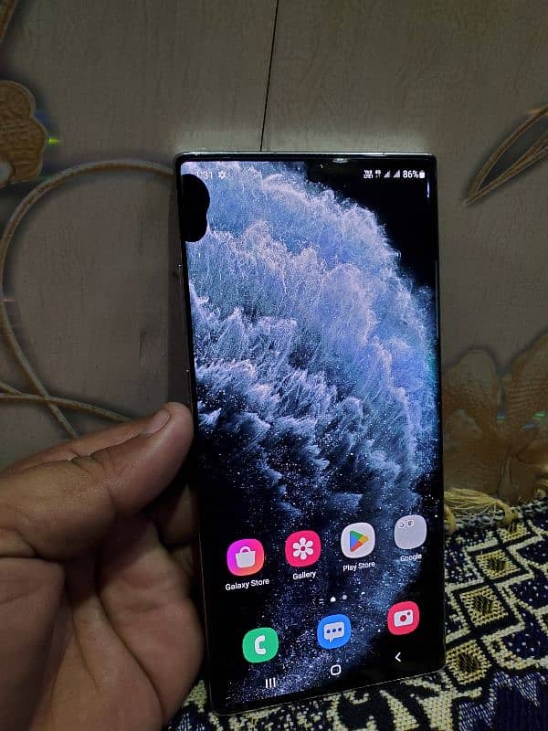 Samsung galaxy Note 10Plus 12 256Gb sell dule Sim exchange any mobile 9