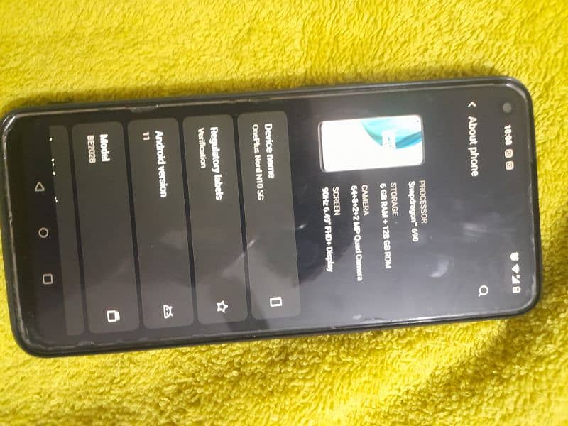 One Plus N10 5G 6/128 Pta approved for more detail ( See Description) 3