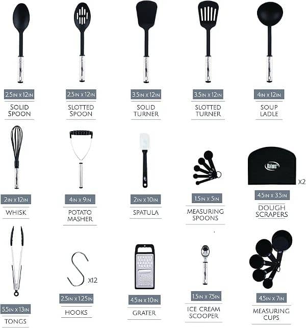 KITCHEN UTENSILS SET 35PCS 1