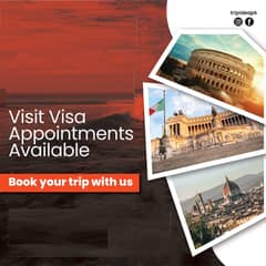 Germany, Italy, Usa, Japan & Spain Visa Early Appointments Available