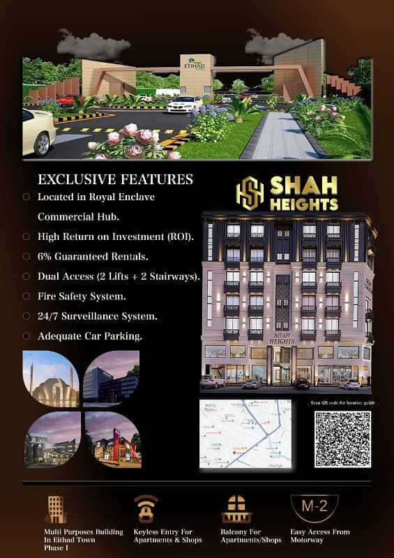 FLAT AVAILABLE FOR SALE WITH 2.5 YEARS INSTALLMENT PLAN IN SHAH HEIGHTS ETIHAD TOWN PHASE 1 RAIWIND ROAD LAHORE. 7