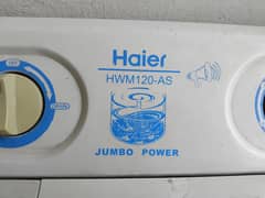 Haier Washing Machine 12Kgs.