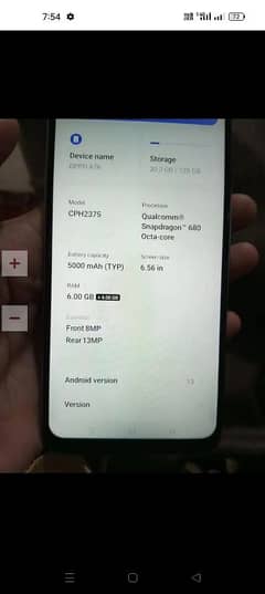 Oppo A76 complete box. . . 03185923789