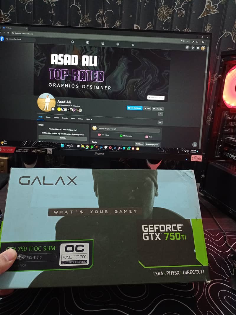 GALAX GEFORCE GTX 750 Ti EXOC 2GB 2GB DDR5 128-bit DVI-D/DVI-I/HDMI/DP 0