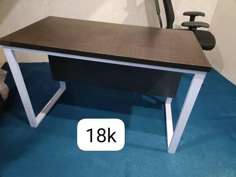 Office Table 4*2  metal frame with mdf top 0