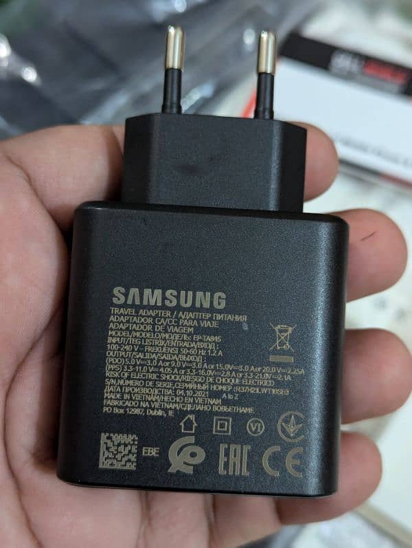 Samsung 45W Original Super Fast Charger GlaxyS22 s23 S24 Ultra Adopter 2