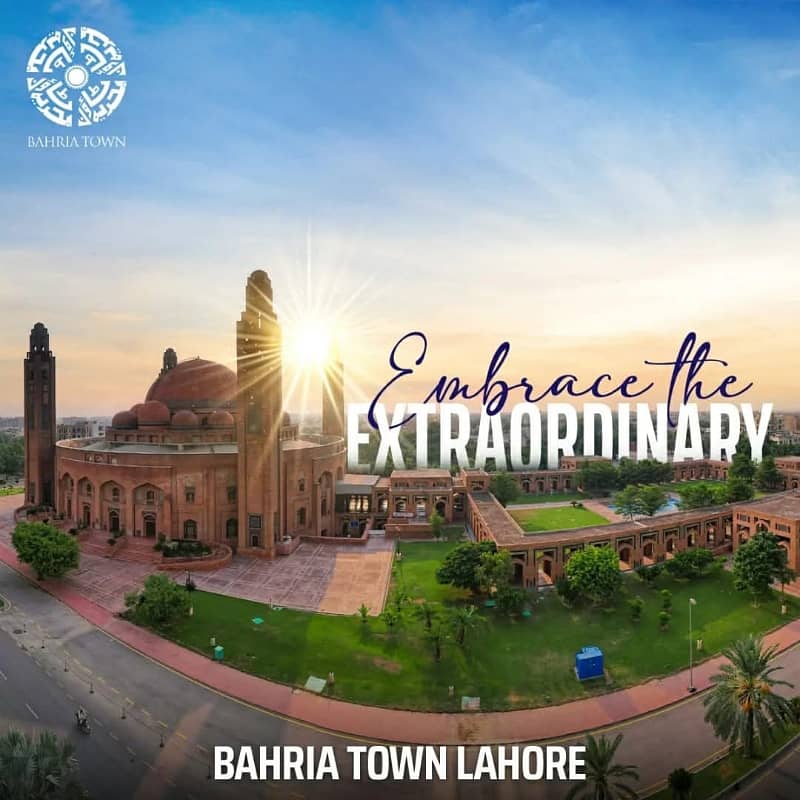 8 Marla Commercial Plot For Sale In Facing Ring Road GVR Ph1 Bahria Town Lahore Open Form No Transfer Fees 1