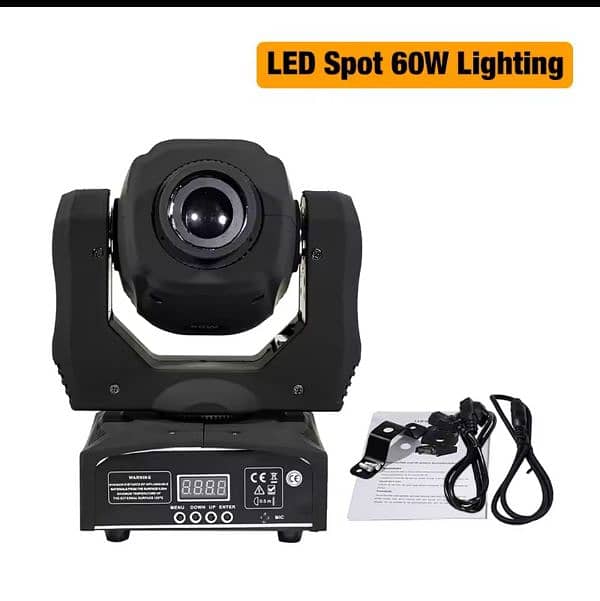 60W Moving Laser beam Head Lighting For DMX512 disco Stage Effect 4