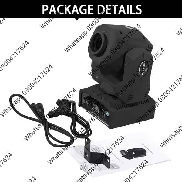 60W Moving Laser beam Head Lighting For DMX512 disco Stage Effect 5