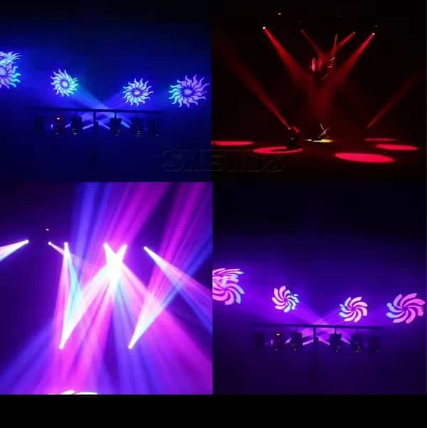 60W Moving Laser beam Head Lighting For DMX512 disco Stage Effect 6