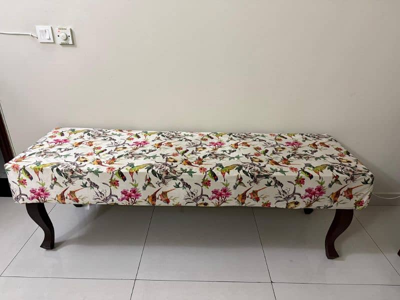 3 seater backless sofa 1