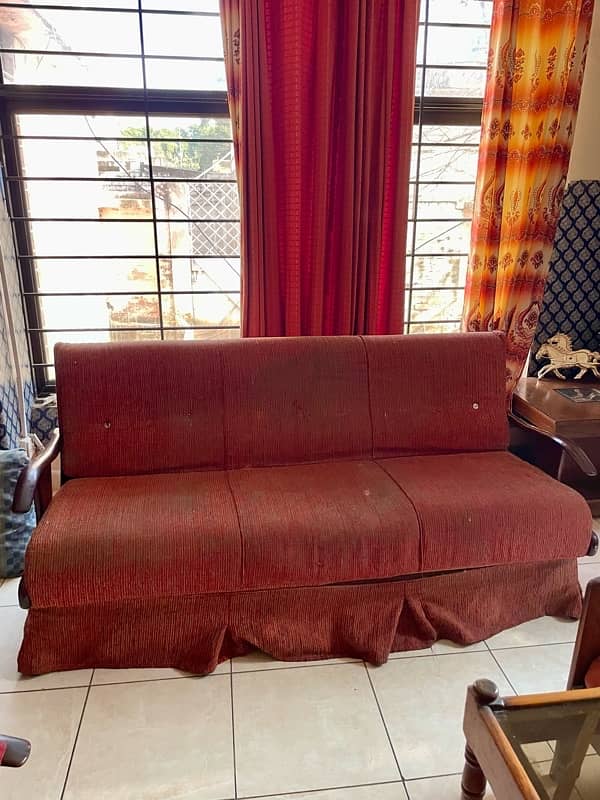 Sofa Set / Sheesham Wood 2