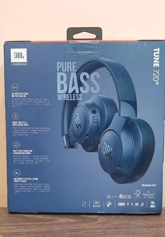 Original JBL TUNE 720BT Pure Bass 1