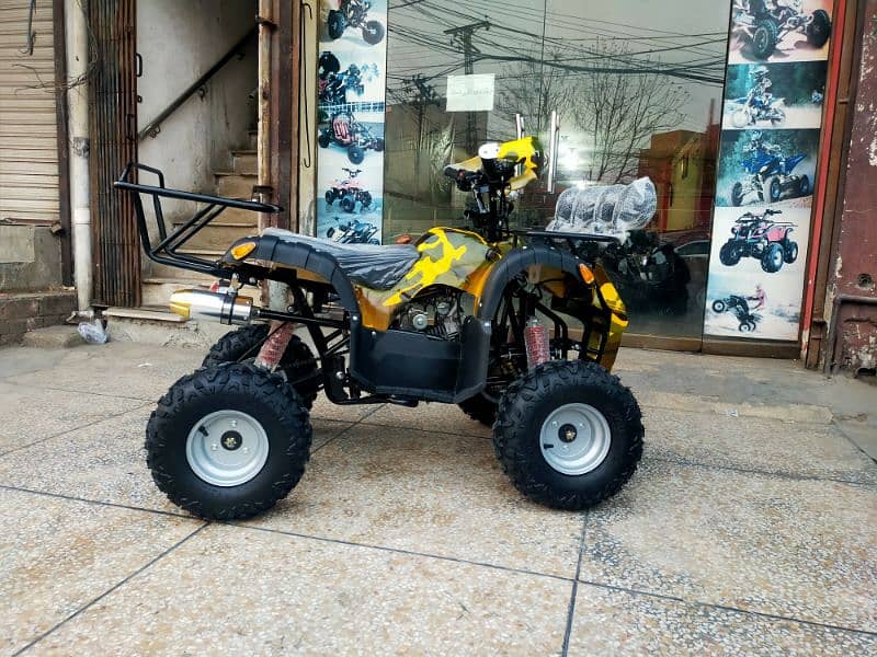 125cc Reverse Gear Hummer Jeep Atv Quad Bikes Delivery In All Pakistan 1