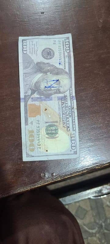 100 dollar old note 0