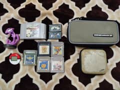 Nintendo Game Boy, Gameboy Color, GBA, N64 games, pouches and Amiibo.