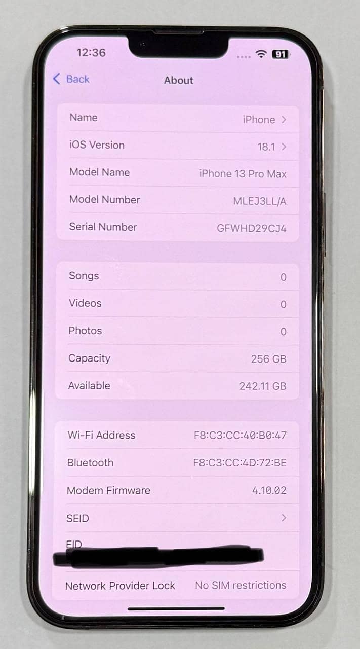 iPhone 13 Pro Max / 256GB / Pta Approved / Complete Box 4