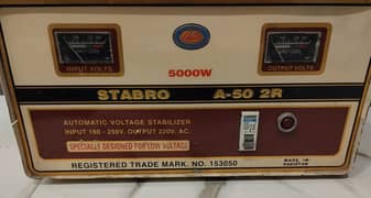 Top Quality Stabilizer for AC Refrigerator Brand: Stabro Model:A-50 2R