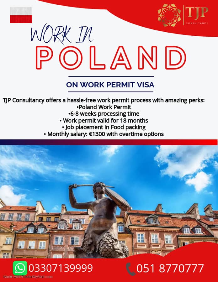 Poland Work Visa Available | Work Permit Visa Available | Visa Servic 0