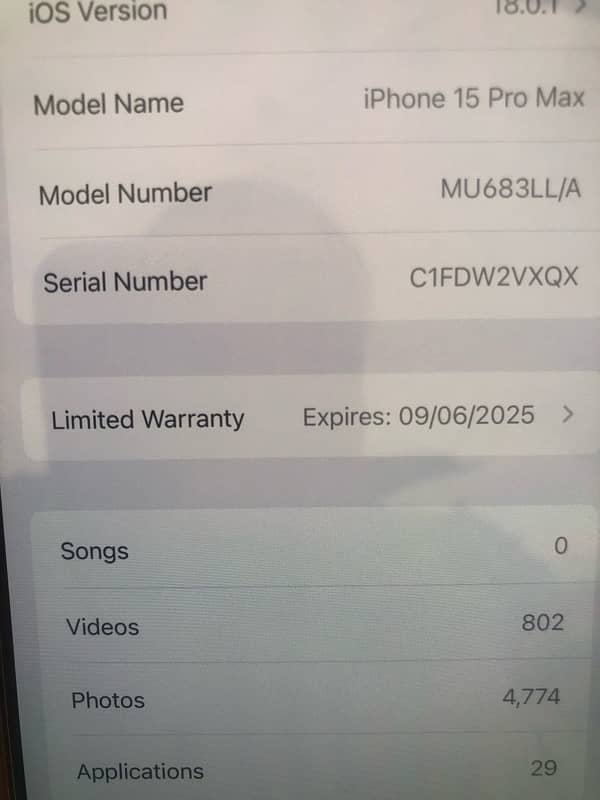 iphone 15pro max 256gb 5