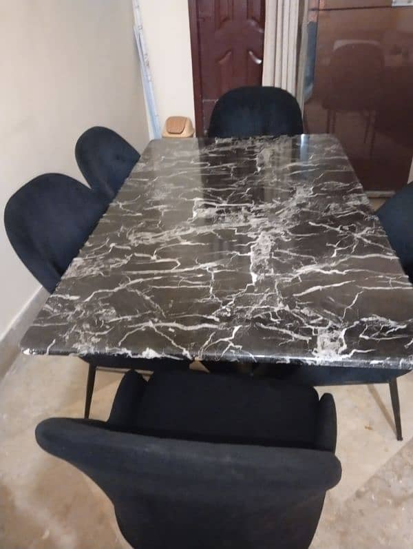 Marble dining table 5