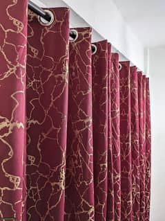 Export Golden Sparkles Texture Curtains