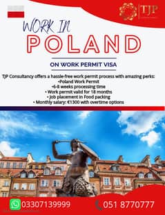 Poland Work Visa Available | Work Permit Visa Available | Visa Servic