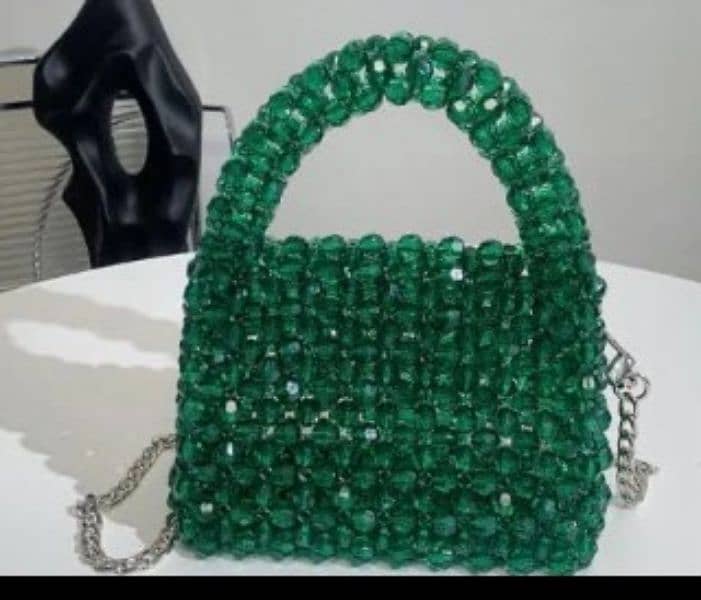 beautiful hand made beaded bag 3